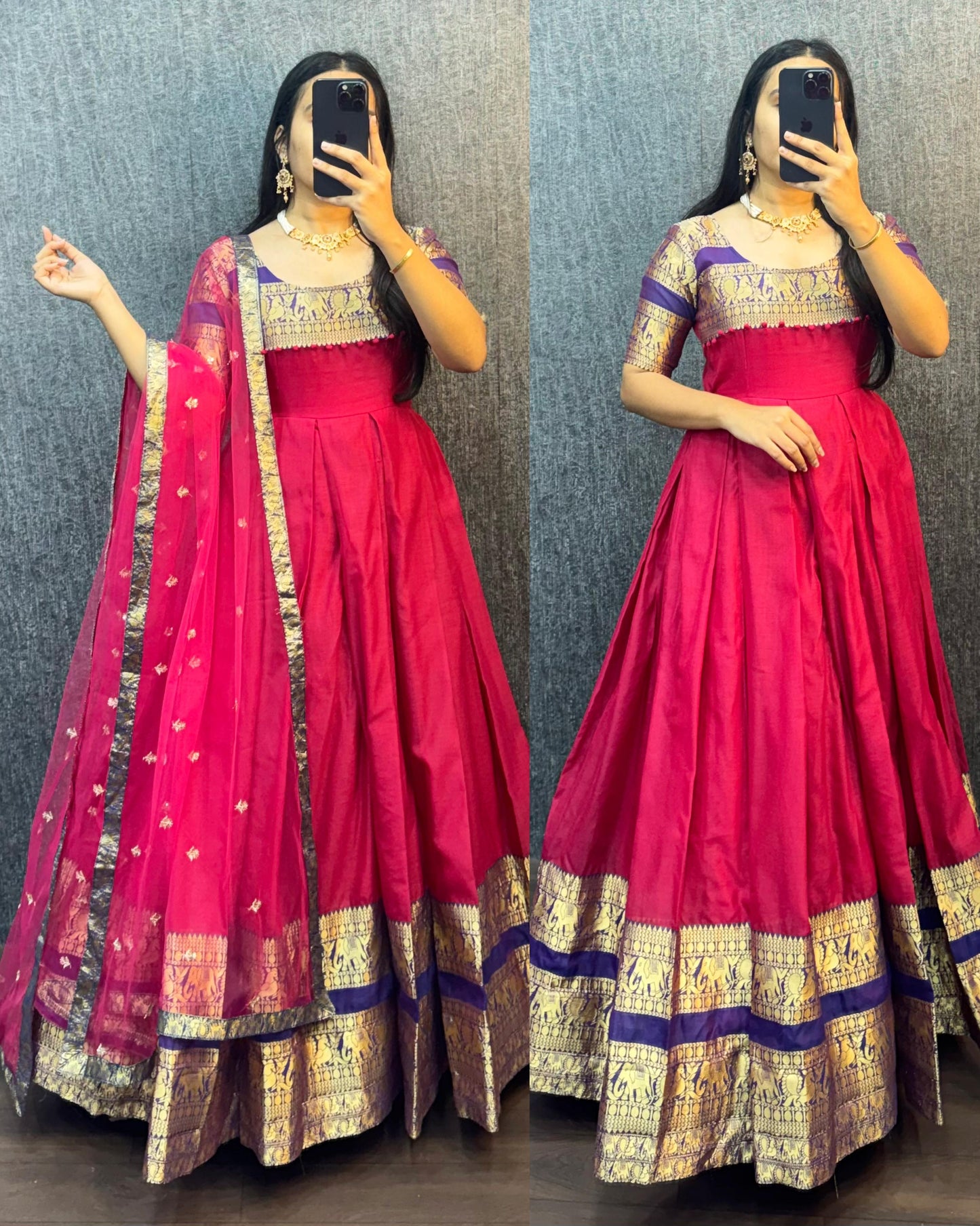 Narayana Peta Dress With Dupatta