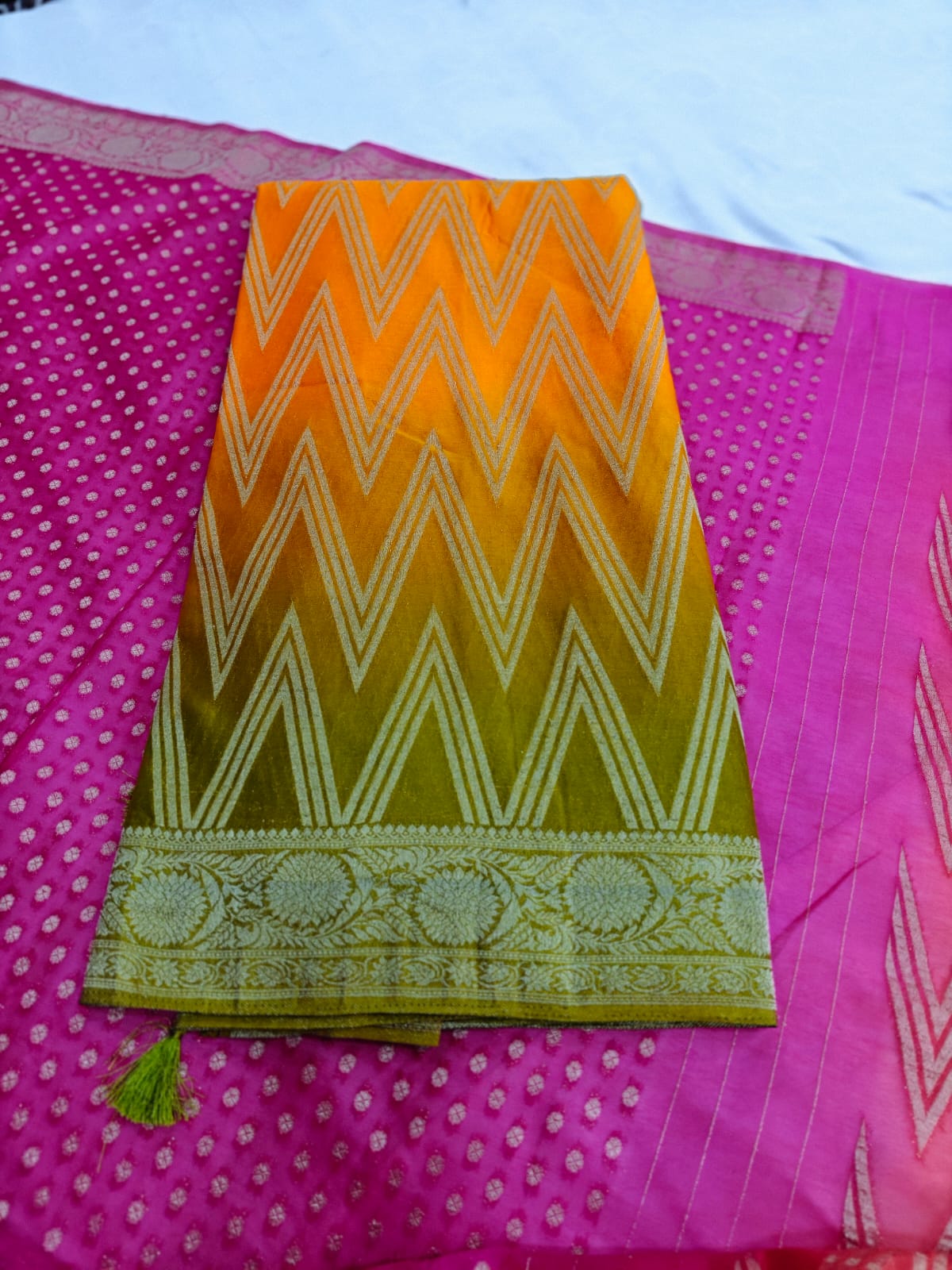 Premium chiffon benarasi saree