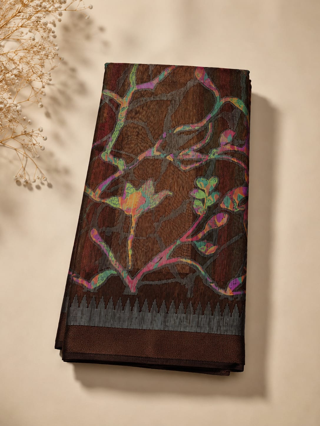 Fancy Sarees – Botanical Print Collection