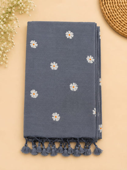 Khadi Cotton Daisy Butti Saree