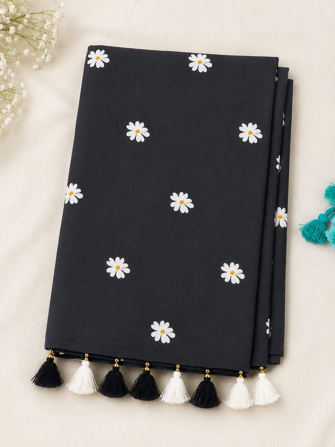 Khadi Cotton Daisy Butti Saree