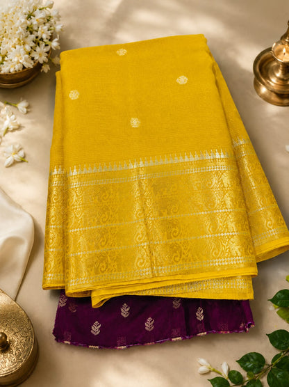 Pure Banarasi Elephant Border Sarees