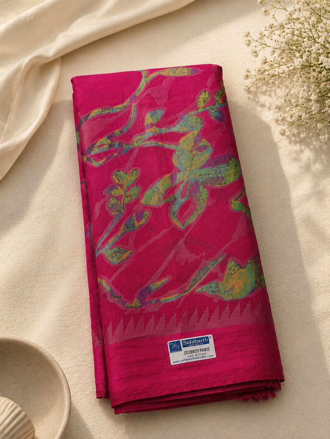 Fancy Sarees – Botanical Print Collection