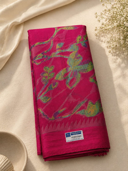 Fancy Sarees – Botanical Print Collection
