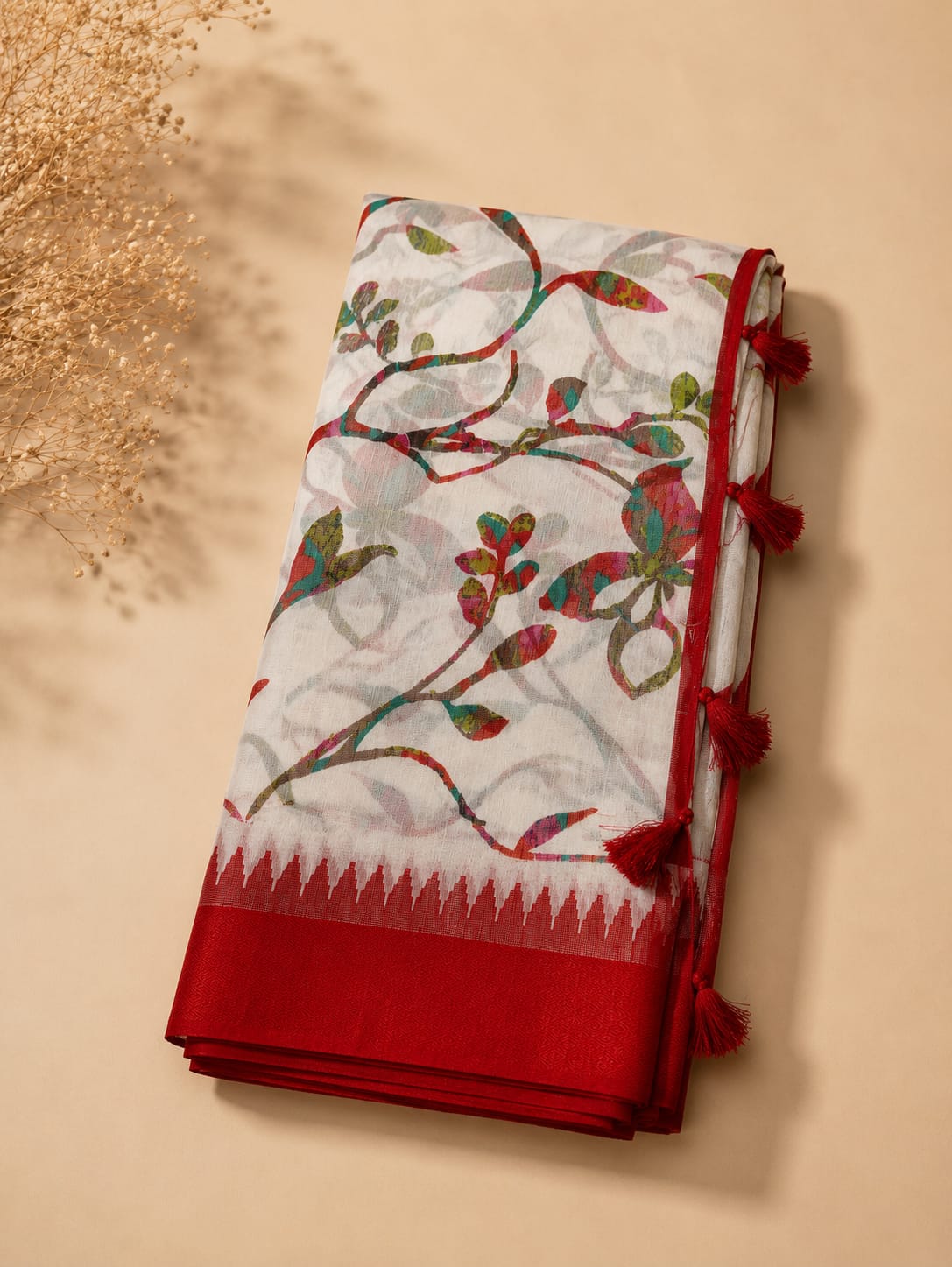 Fancy Sarees – Botanical Print Collection
