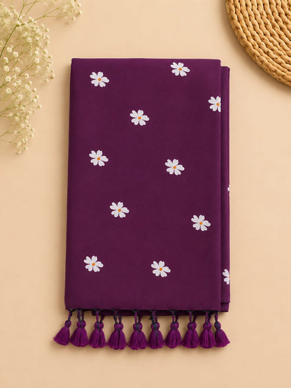 Khadi Cotton Daisy Butti Saree