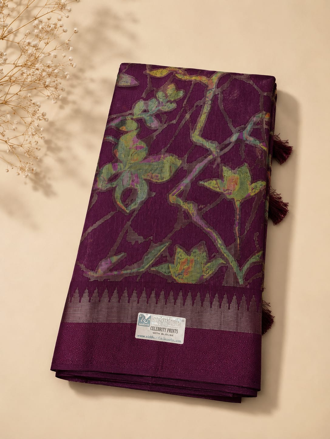 Fancy Sarees – Botanical Print Collection