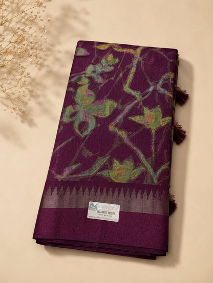 Fancy Sarees – Botanical Print Collection