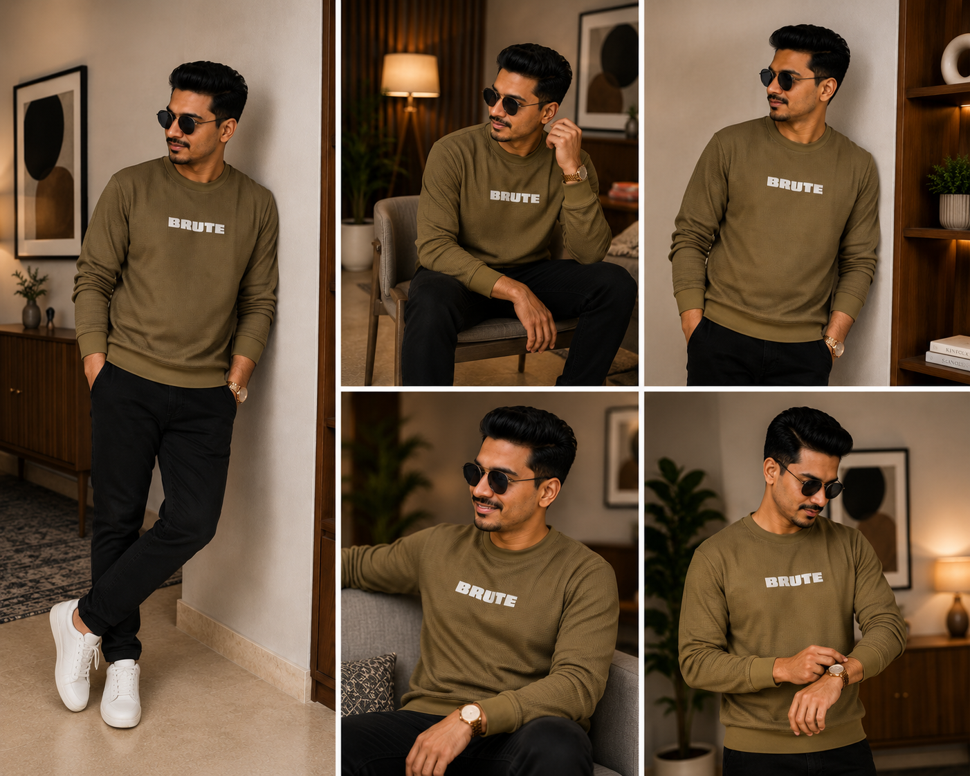 Men's Graphic Crew Neck Sweatshirts – MFM0979