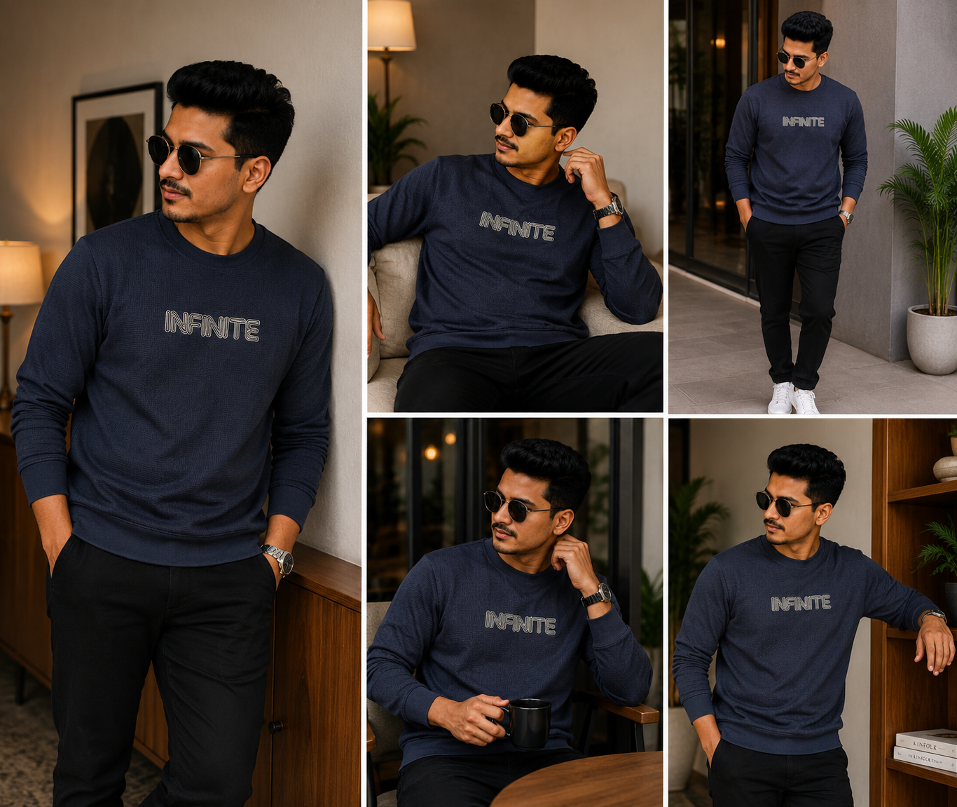 Men's Graphic Crew Neck Sweatshirts – MFM0979