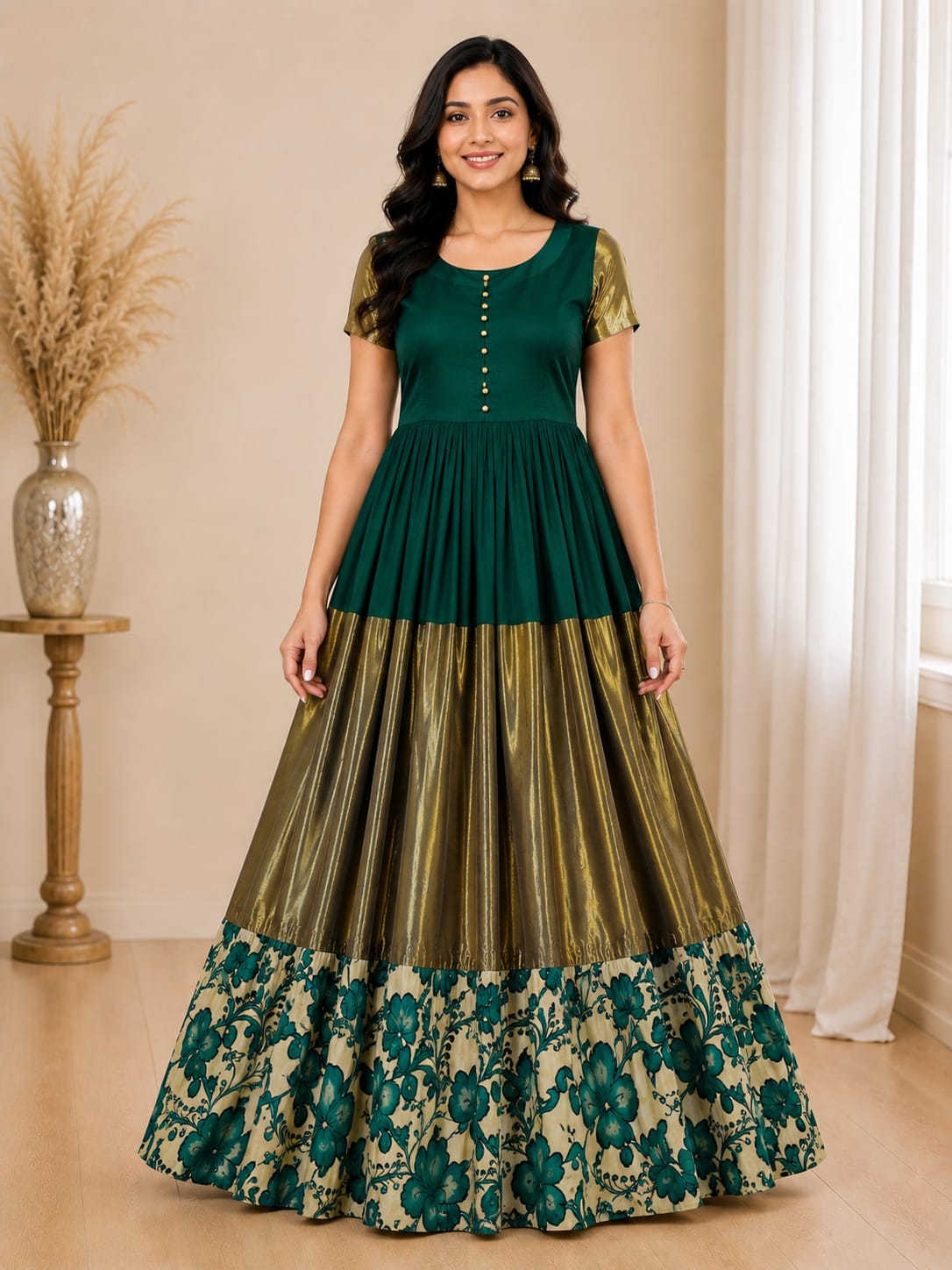 Pen Kalamkari Handloom Frocks