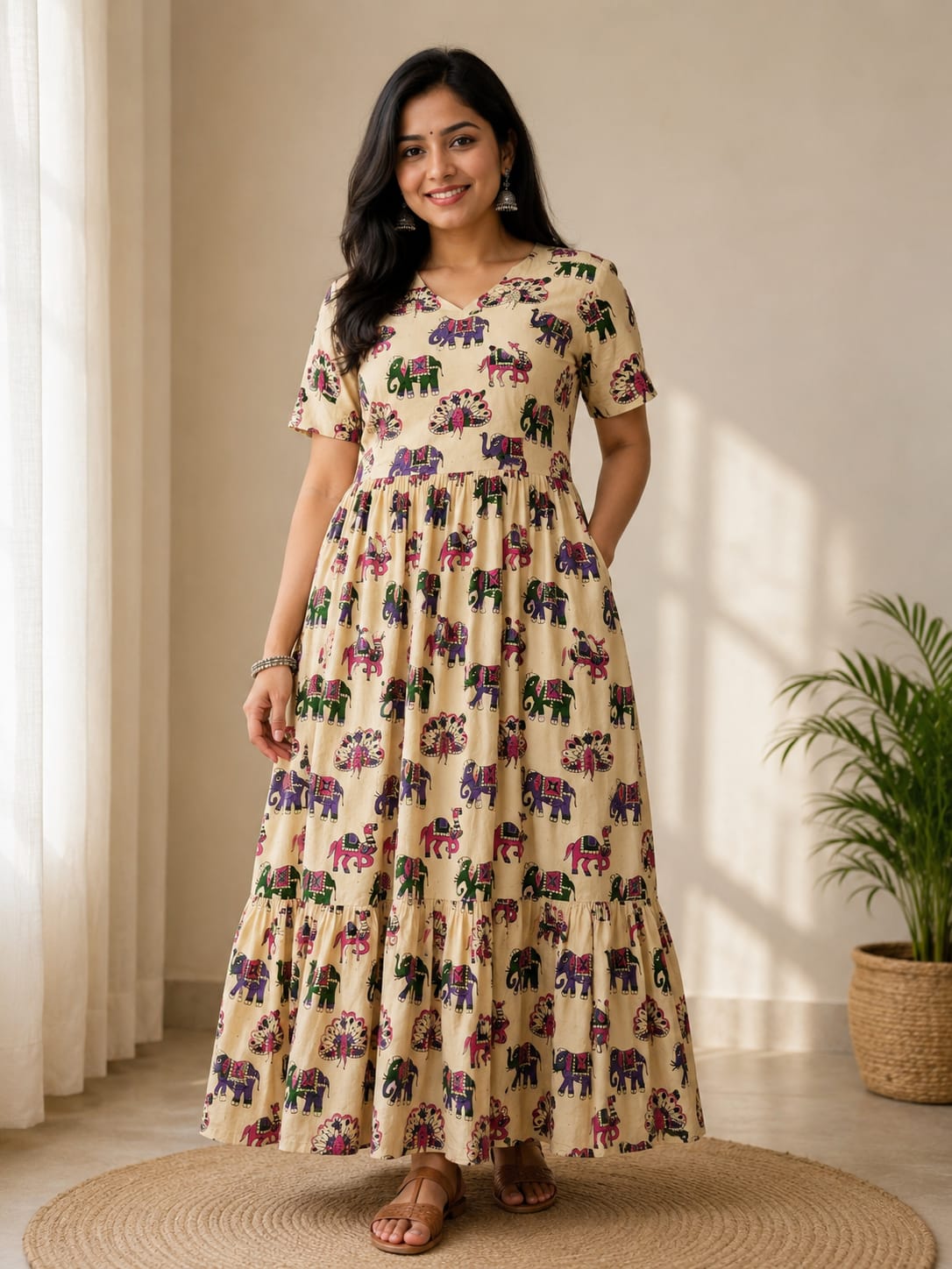 Pure Kalamkari Frocks
