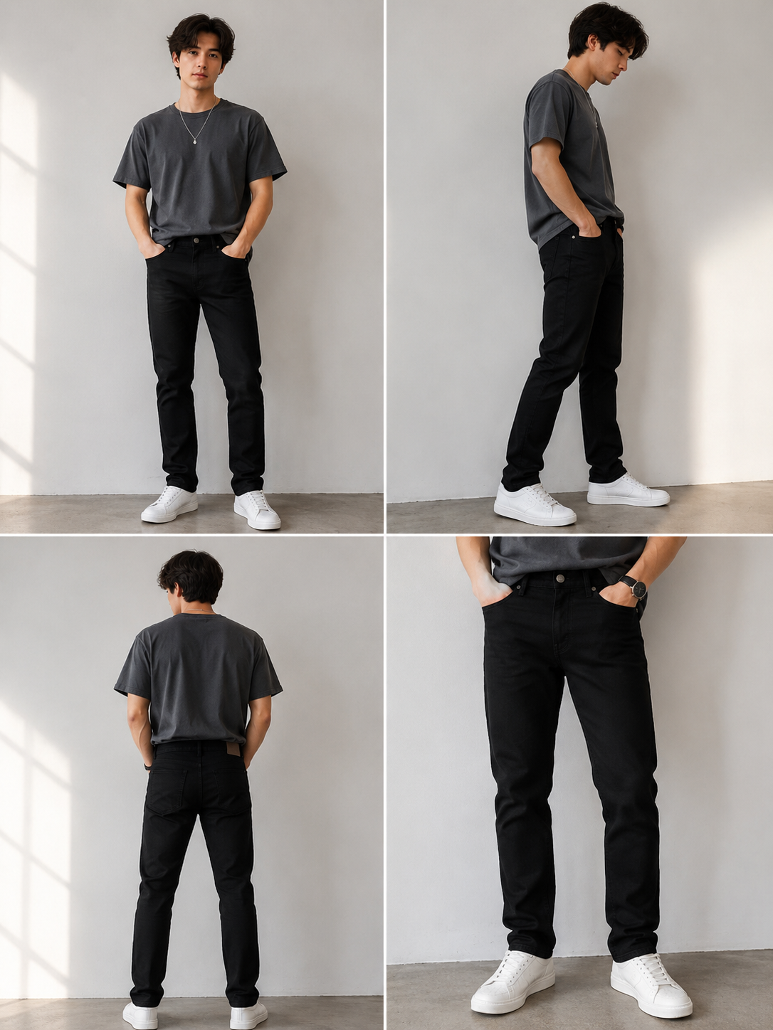 Men's Slim Fit Straight Leg Jeans