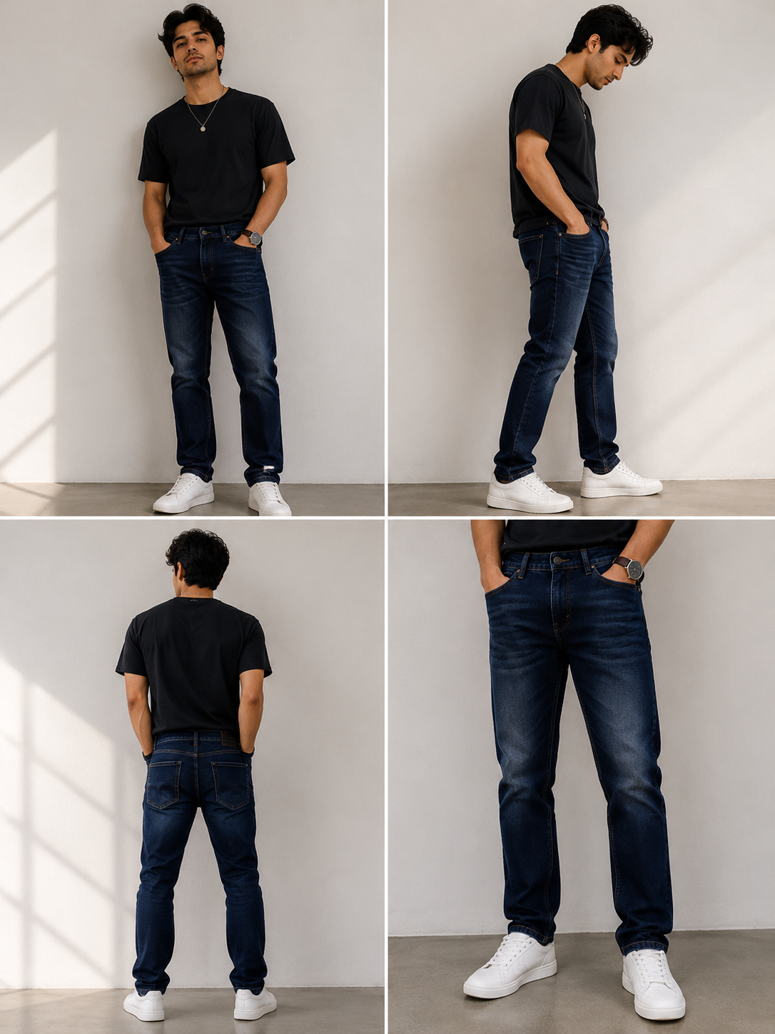 Men's Slim Fit Straight Leg Jeans