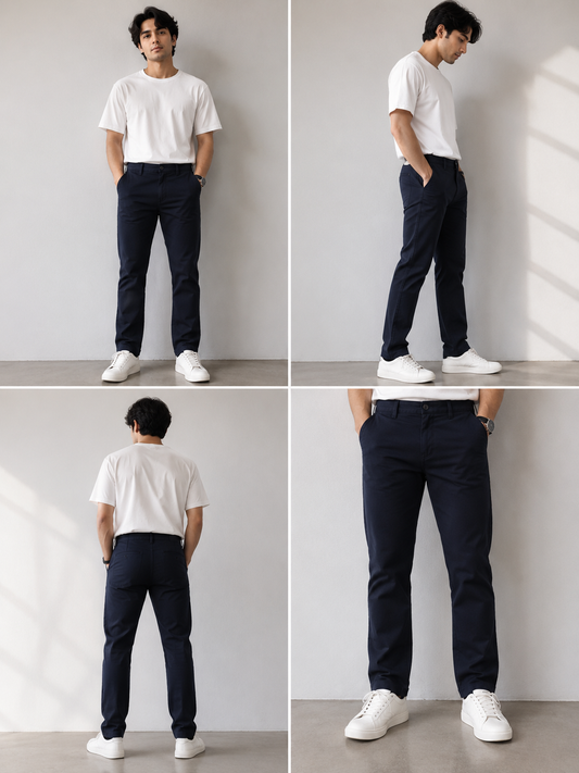 Men's Slim Fit Chino Trousers