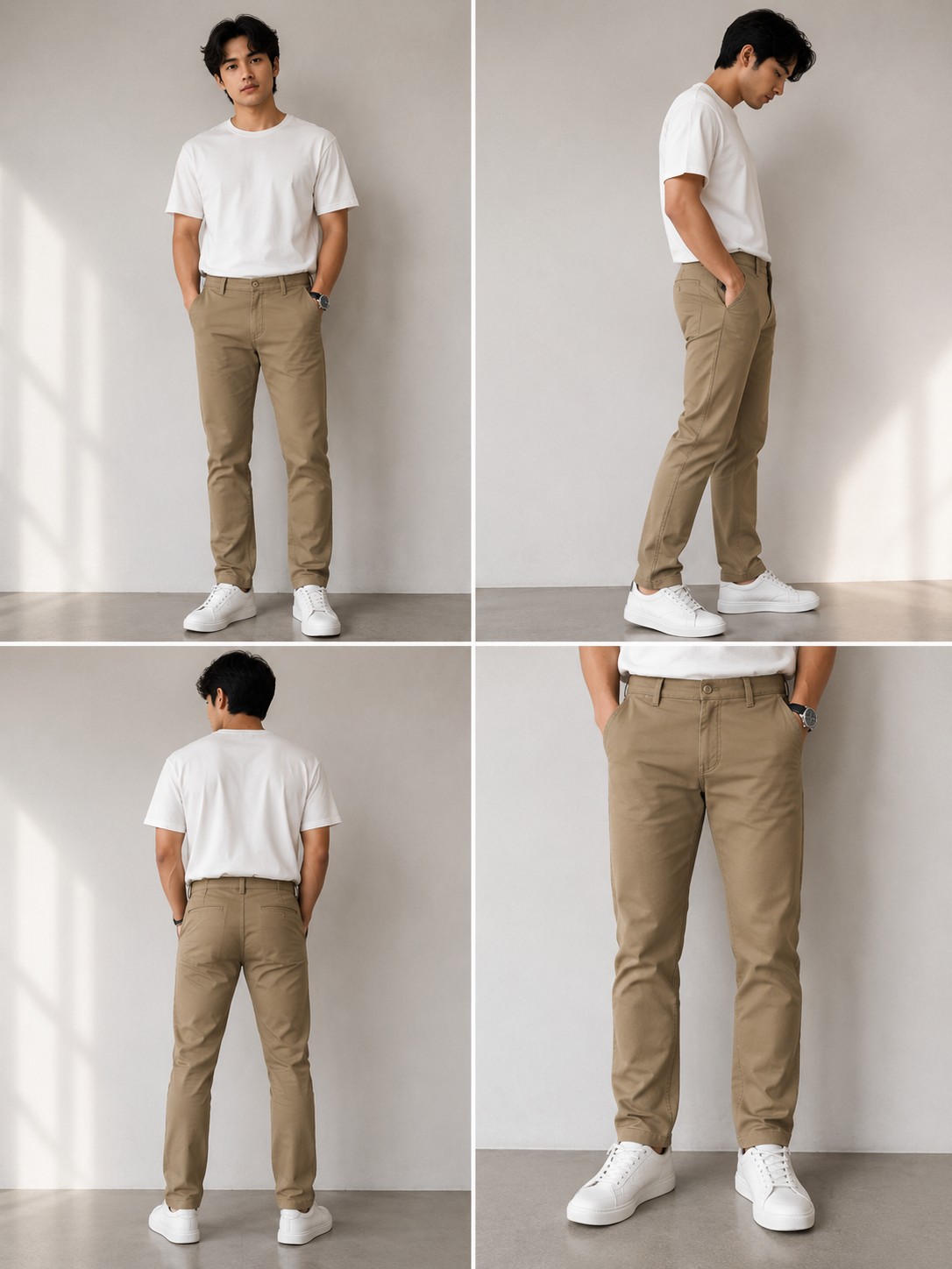 Men's Slim Fit Chino Trousers