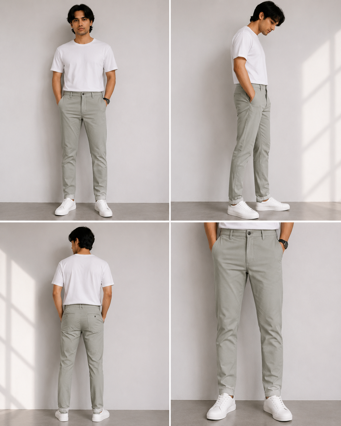 Men's Slim Fit Chino Trousers
