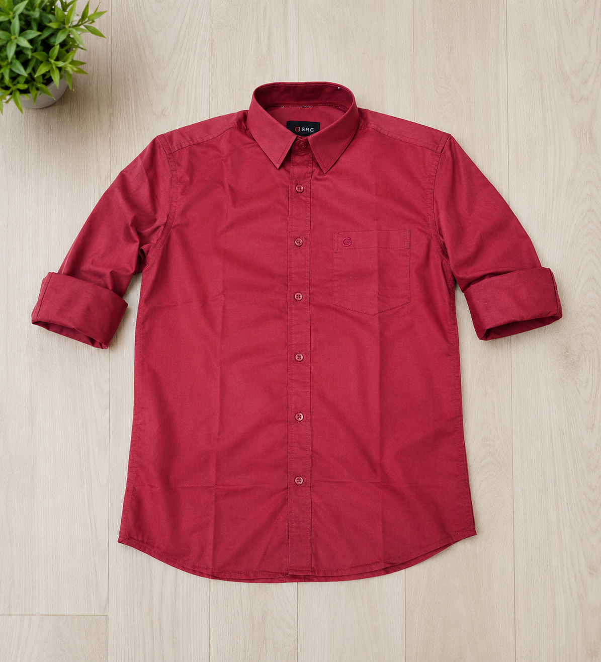 Crimson Rose Full Sleeve Men's Shirt