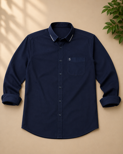 Midnight Navy Full Sleeve Formal Shirt
