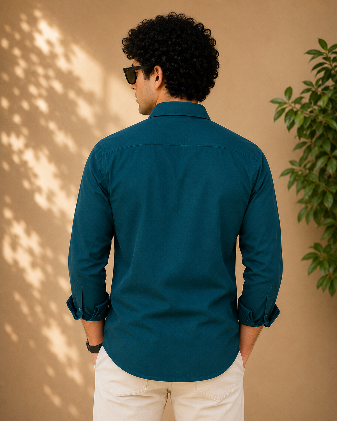 Deep Teal Full Sleeve Formal Shirt