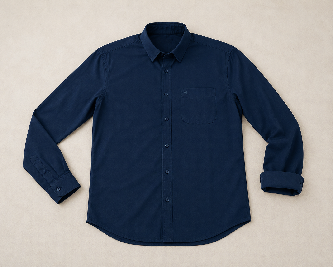 Navy Blue Full Sleeve Men's Shirt