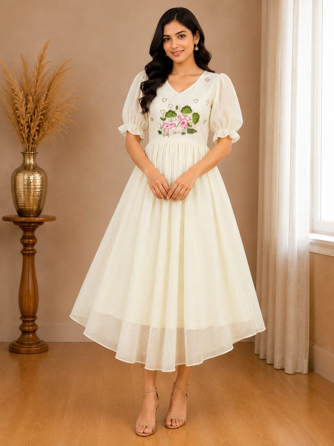 Kota Maggam Work Frock
