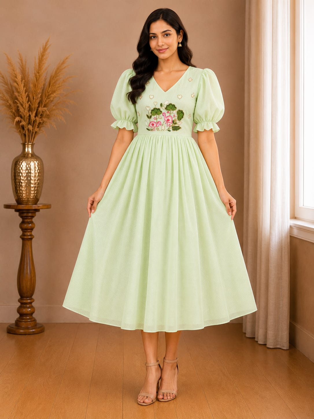 Kota Maggam Work Frock