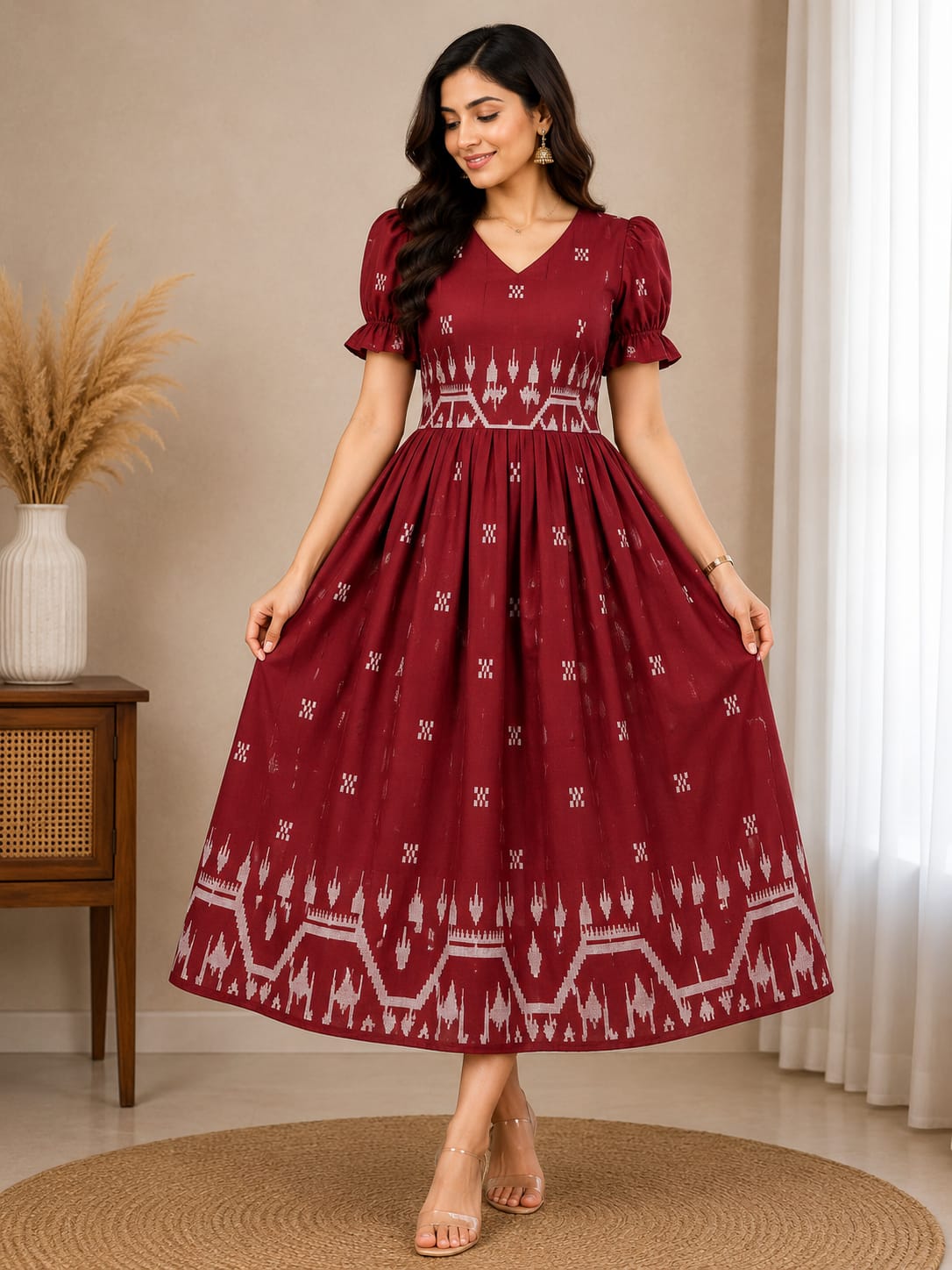 Jamdani Frocks