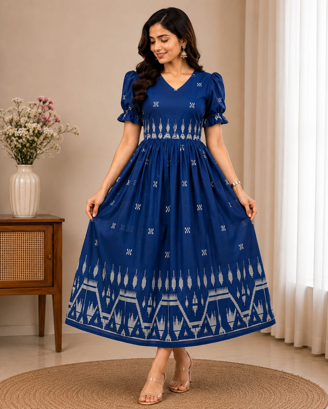 Jamdani Frocks