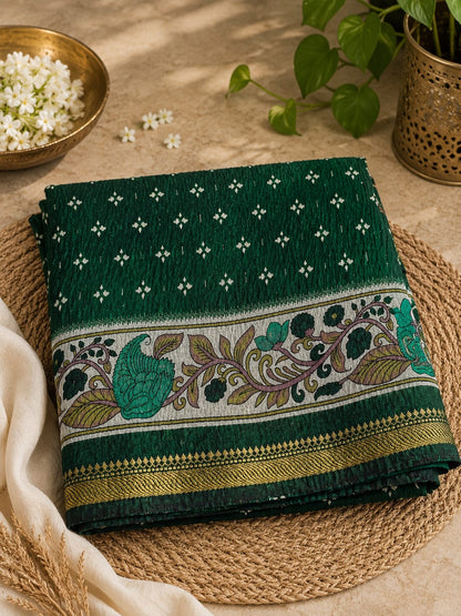 Venkatagiri crushed traditional border sarees