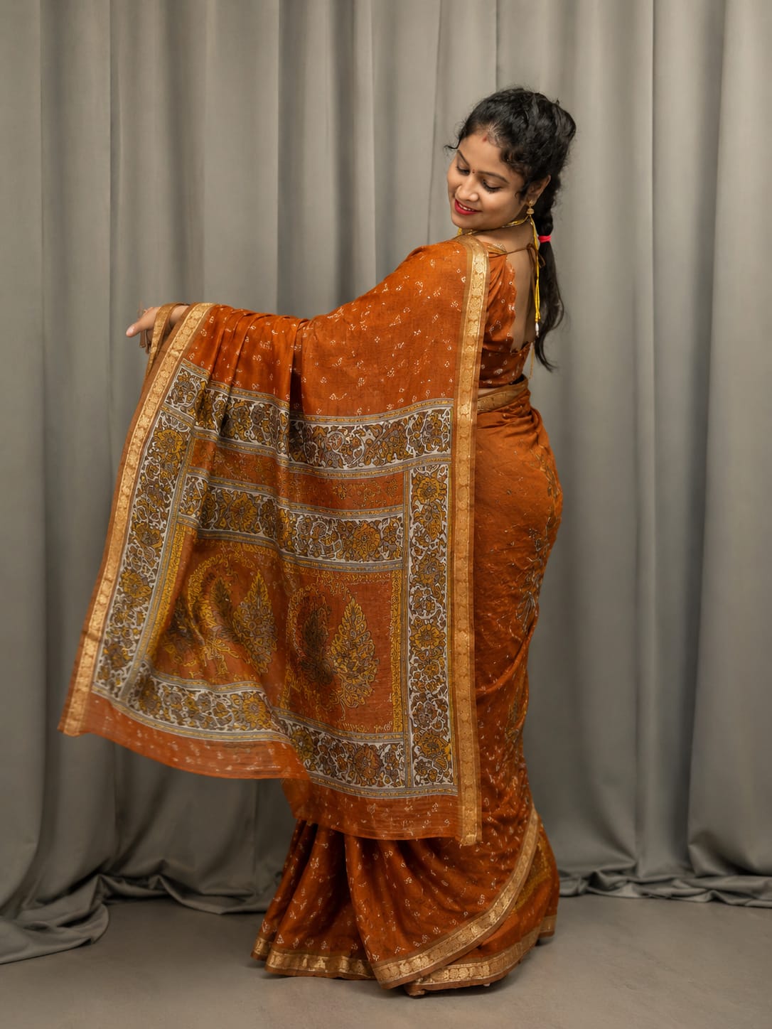 Venkatagiri crushed traditional border sarees