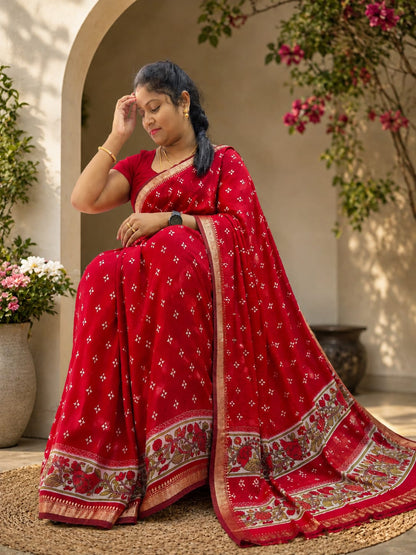 Venkatagiri crushed traditional border sarees