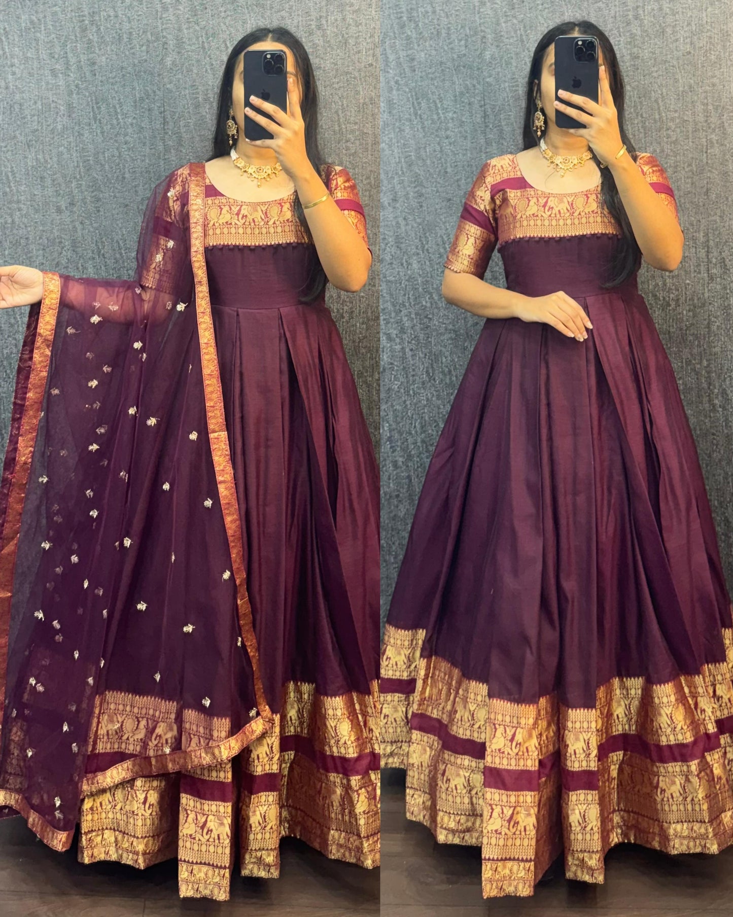 Narayana Peta Dress With Dupatta