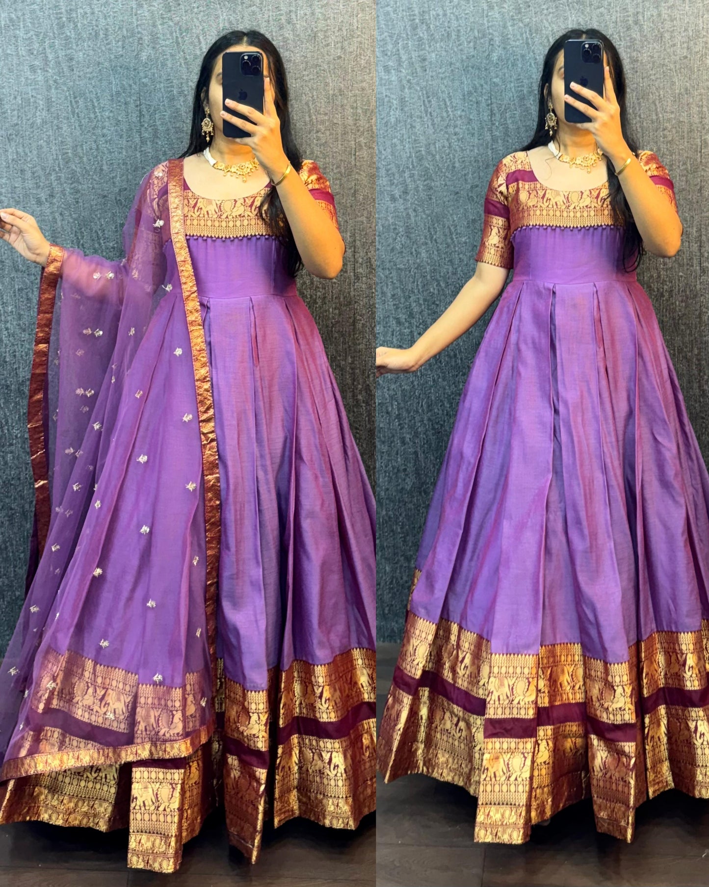 Narayana Peta Dress With Dupatta