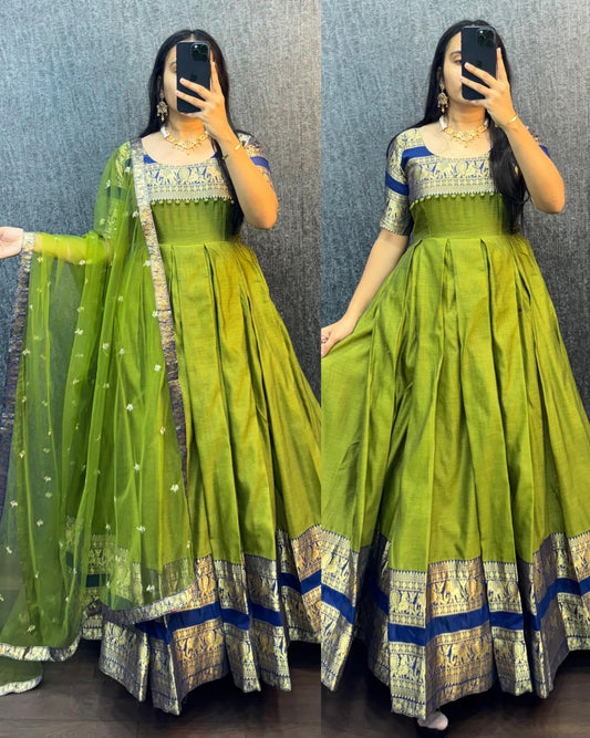 Narayana Peta Dress With Dupatta