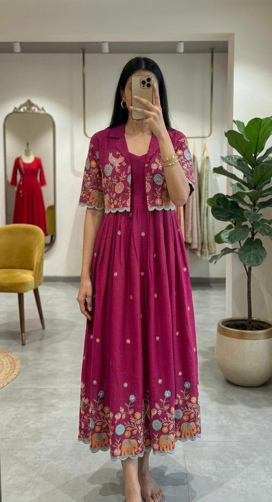 Designer Dress - with hand work