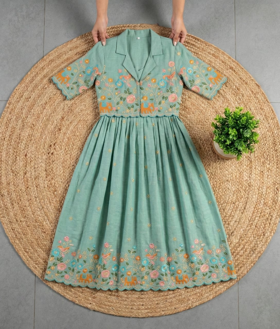 Designer Dress - with hand work