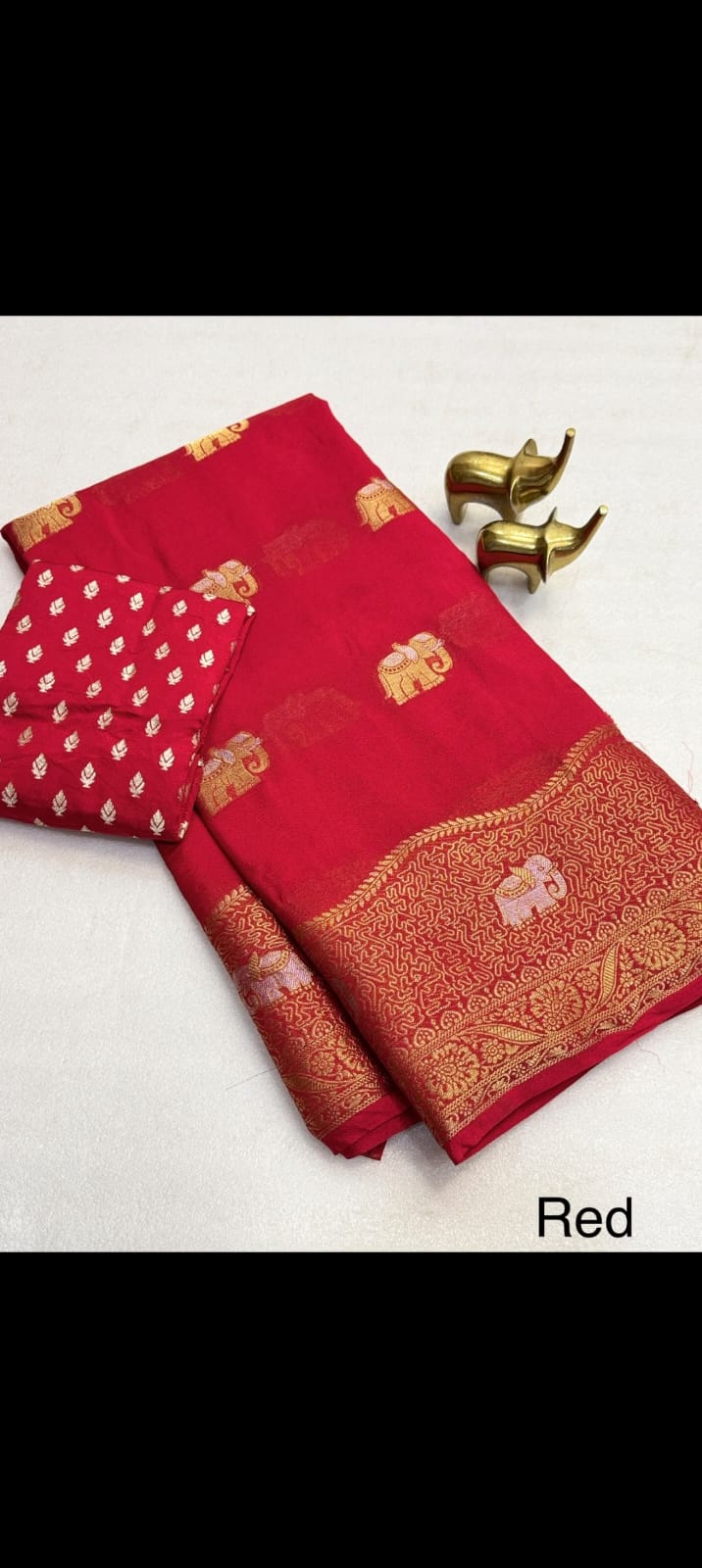 Dola Silk Saree - With designer blouse