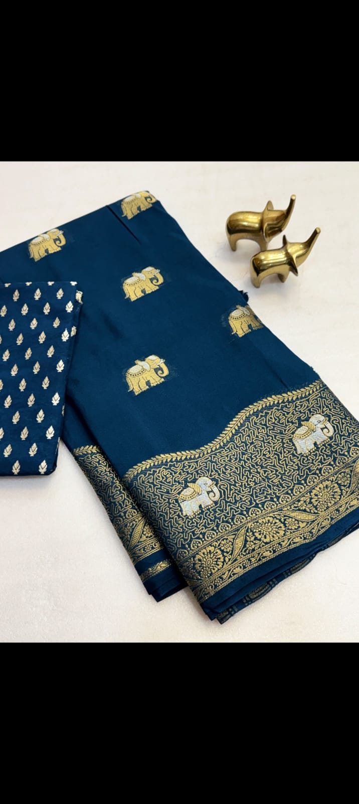 Dola Silk Saree - With designer blouse