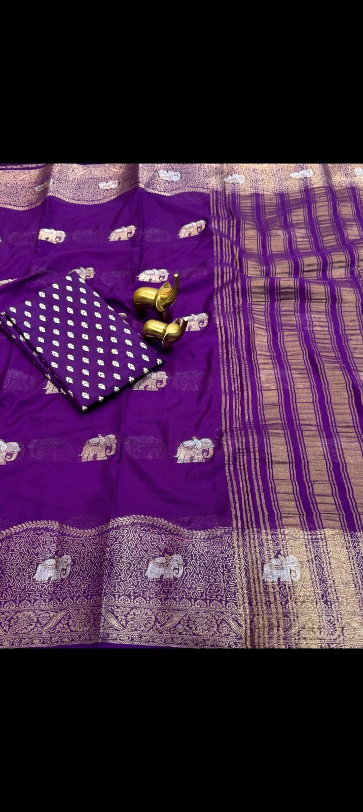 Dola Silk Saree - With designer blouse