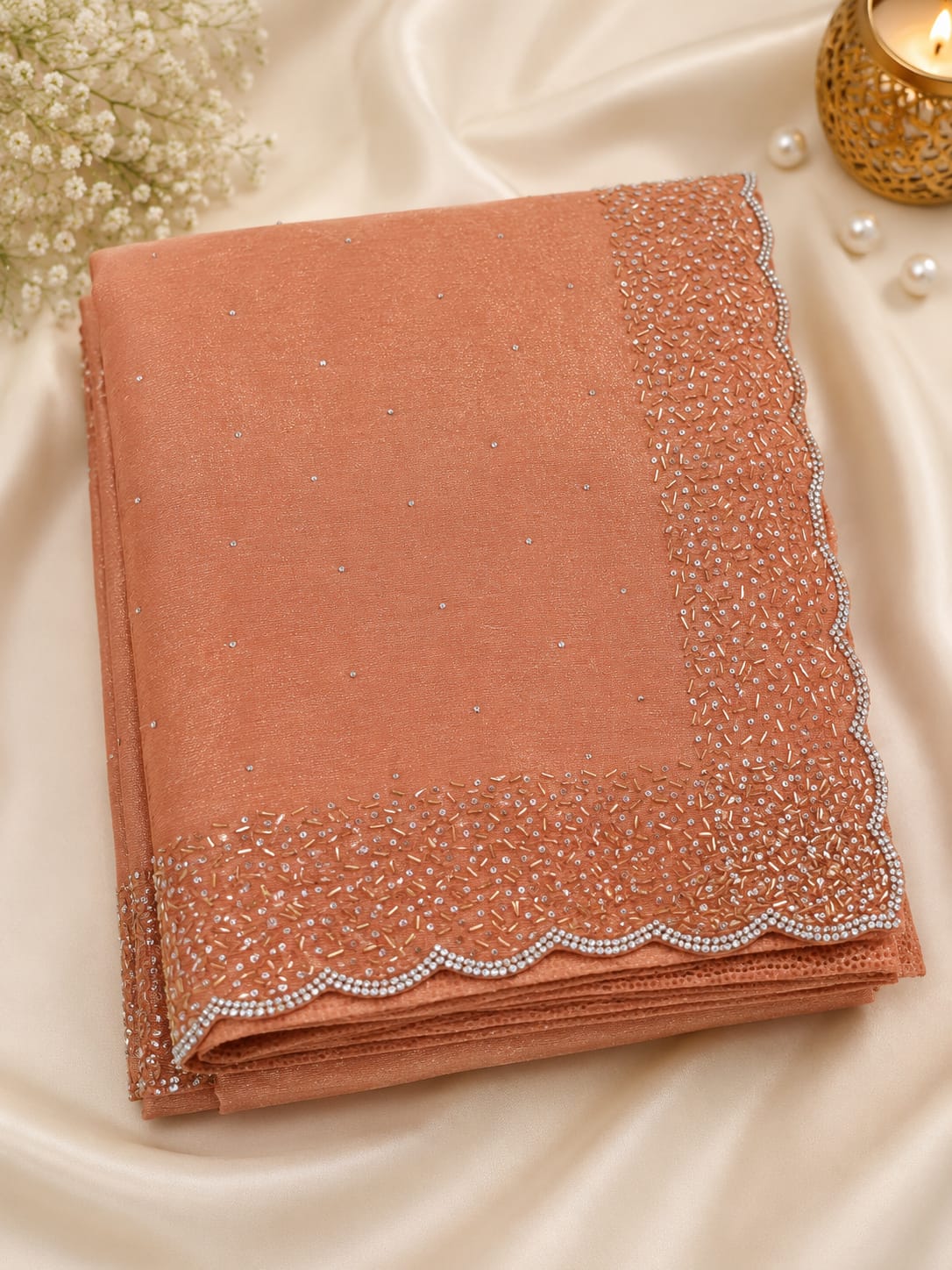 Space Silk Stonework Sarees