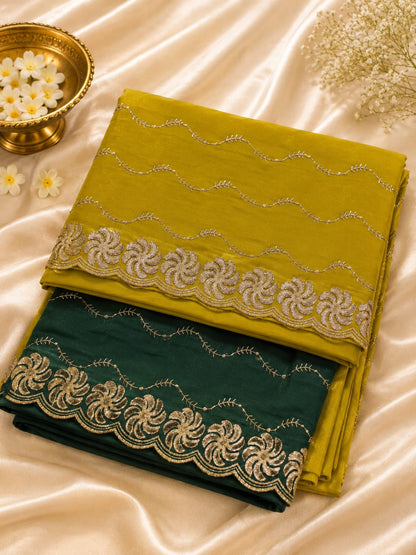 Bead work saree