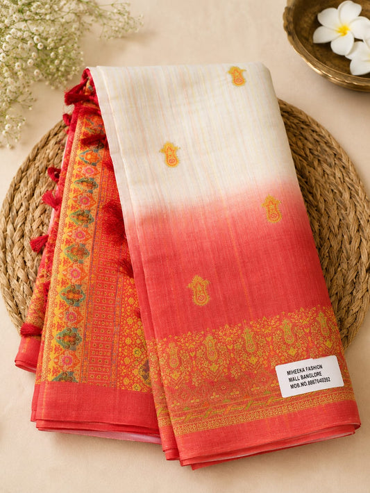 Lenin cotton saree