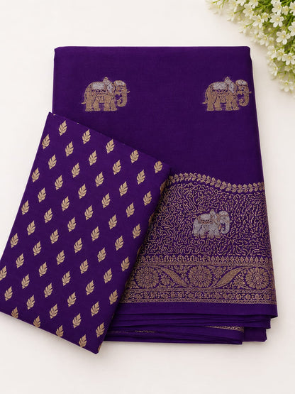 Elephant Chinnon Sarees