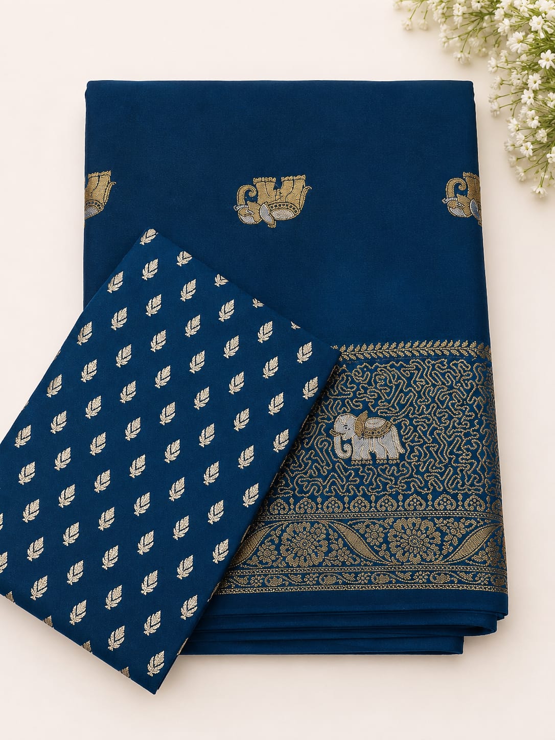 Elephant Chinnon Sarees