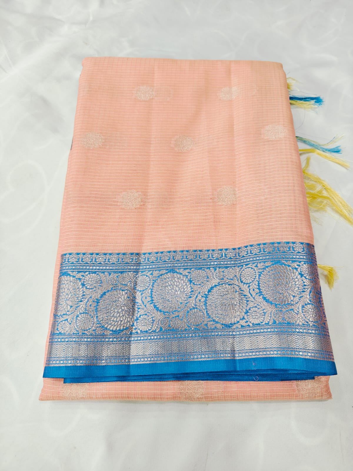 Premium Silk Saree with Zari Border - Handwoven Traditional Collection