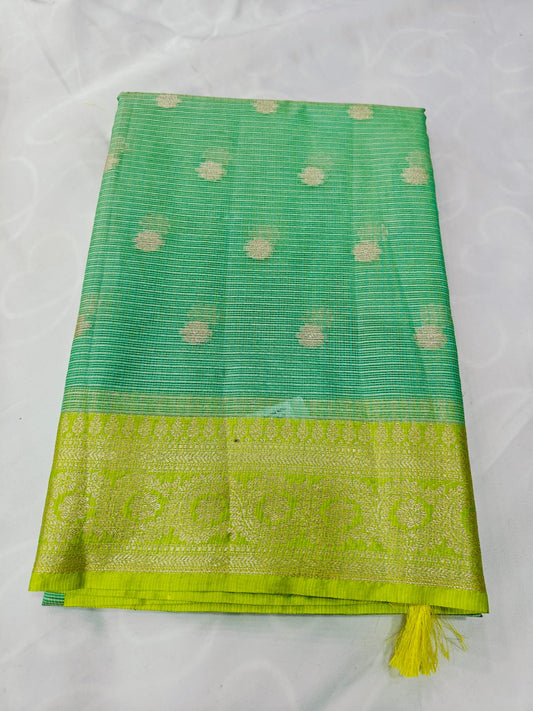 Premium Silk Saree with Zari Border - Handwoven Traditional Collection