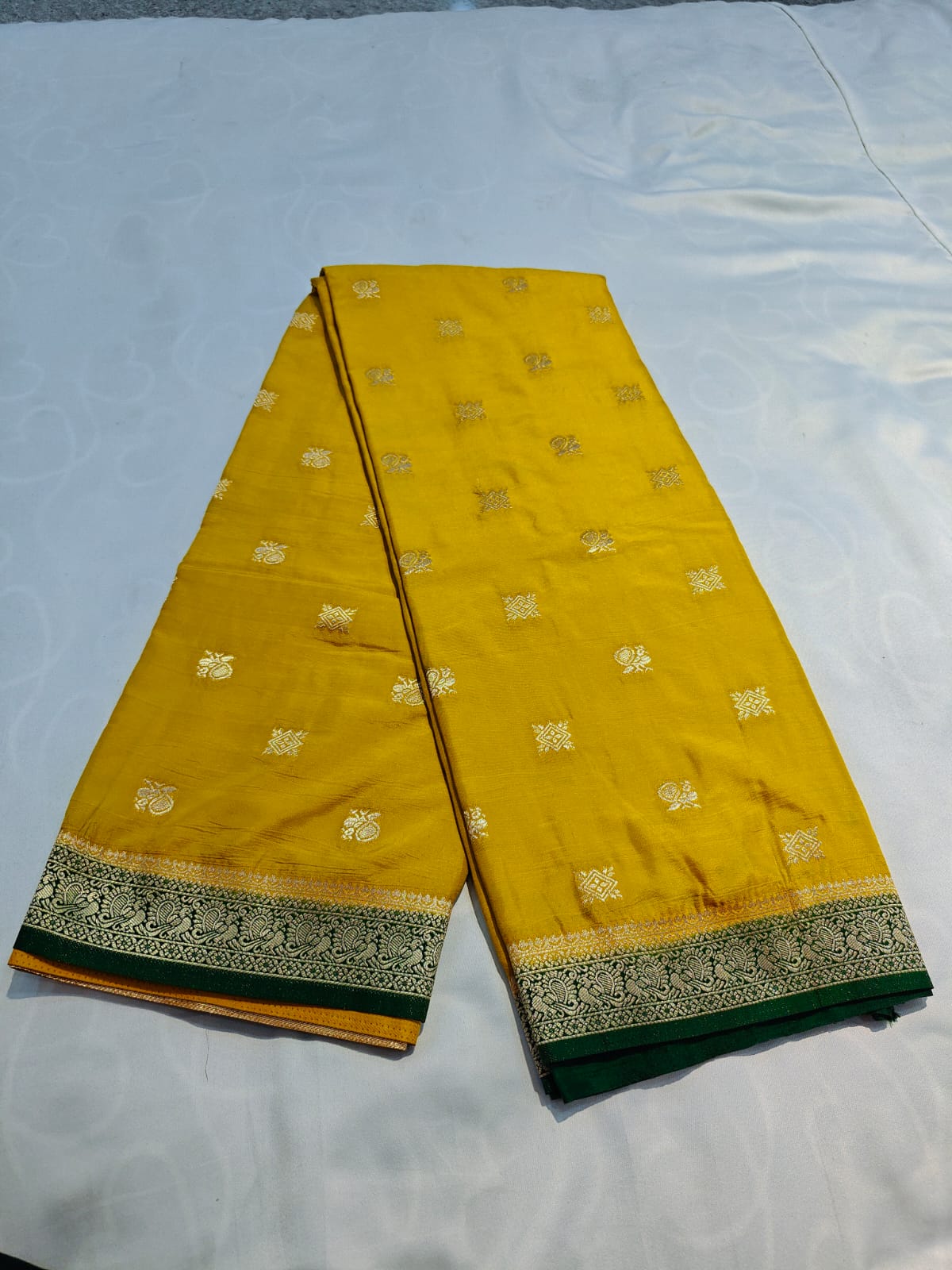 Mysore Silk Saree with Zari Border