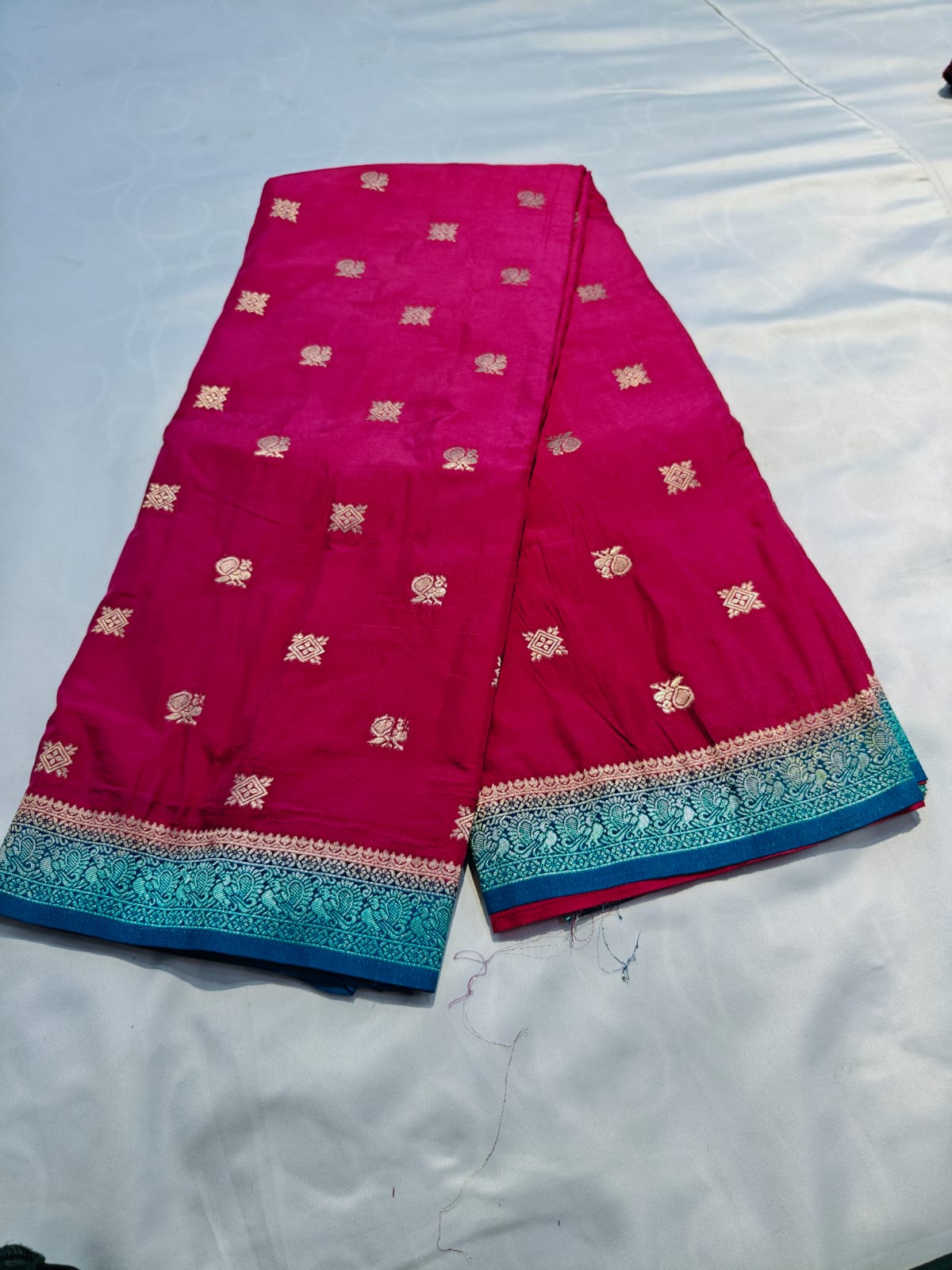 Mysore Silk Saree with Zari Border
