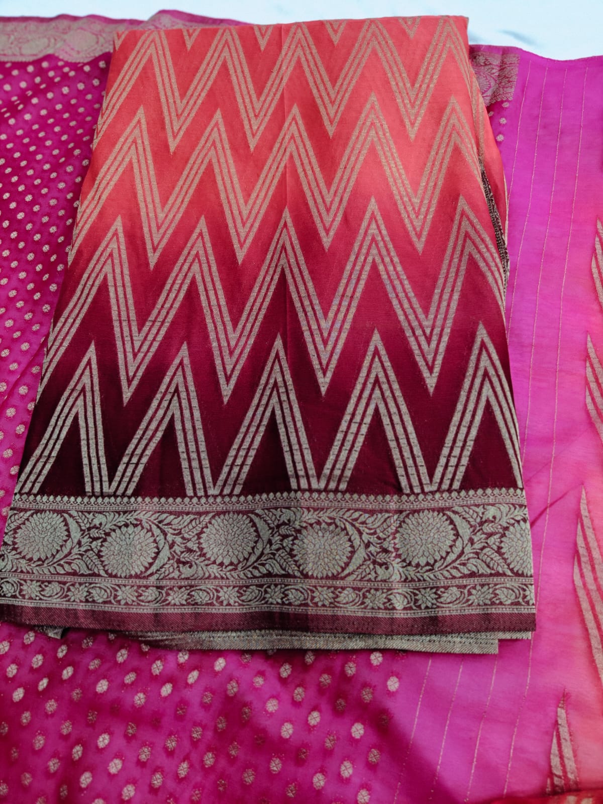Premium chiffon benarasi saree